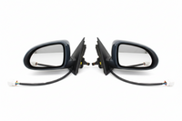Side Mirror Set Left 6C0857501 & Right 6C0857502 Compatible With Volkswagen polo (2014)