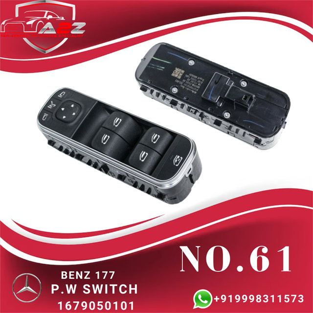 Black Window Switch For MERCEDES BENZ A-CLASS W177 1679050101 A1679050101  Tag-SW-61