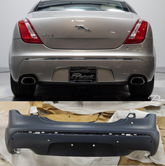 Complete Rear Bumper With Camera Hole C2D5373XXX Compatible With Jaguar XJL (2009-2015) Tag No.301B