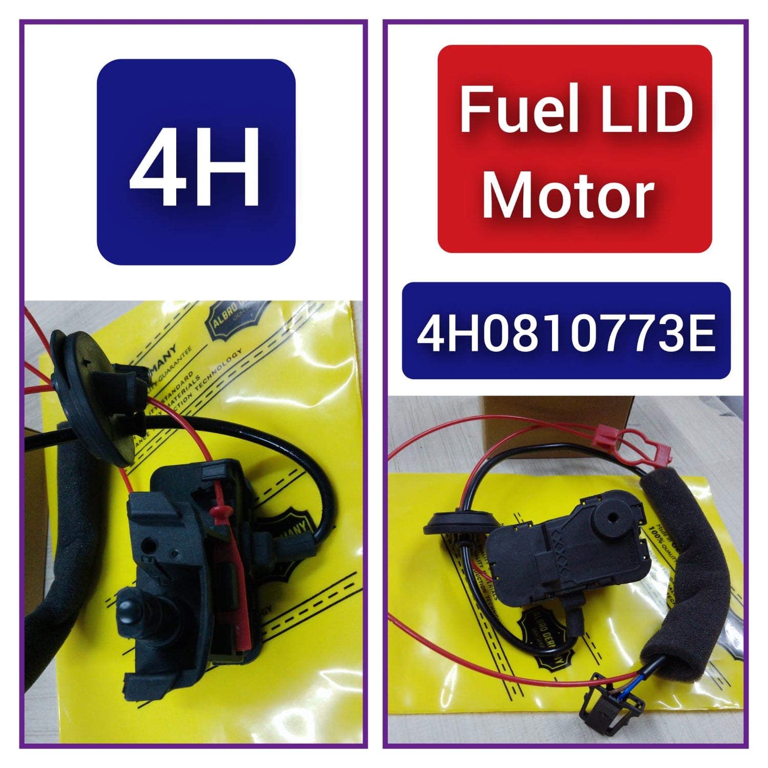 Fuel Door Lock Flap Actuator 4H0810773A 4H0810773B 4H0810773C 4H0810773E 4H0810773F 4H0810773G Compatible With 4H-AUDI A6 A8 (2011-17)