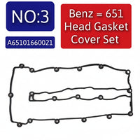 Tappet Cover Packing (Engine Valve Cover Gasket) A65101660021 6510160021 Compatible With  MERCEDES-BENZ 651 Tag-TC-03