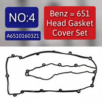 Tappet Cover Packing (Engine Valve Cover Gasket) 6510160321 A6510160321 Compatible With  MERCEDES-BENZ A-CLASS W176 & B-CLASS W246, C-CLASS W204 W205, E-CLASS W212, GLA-CLASS W156 Tag-TC-04
