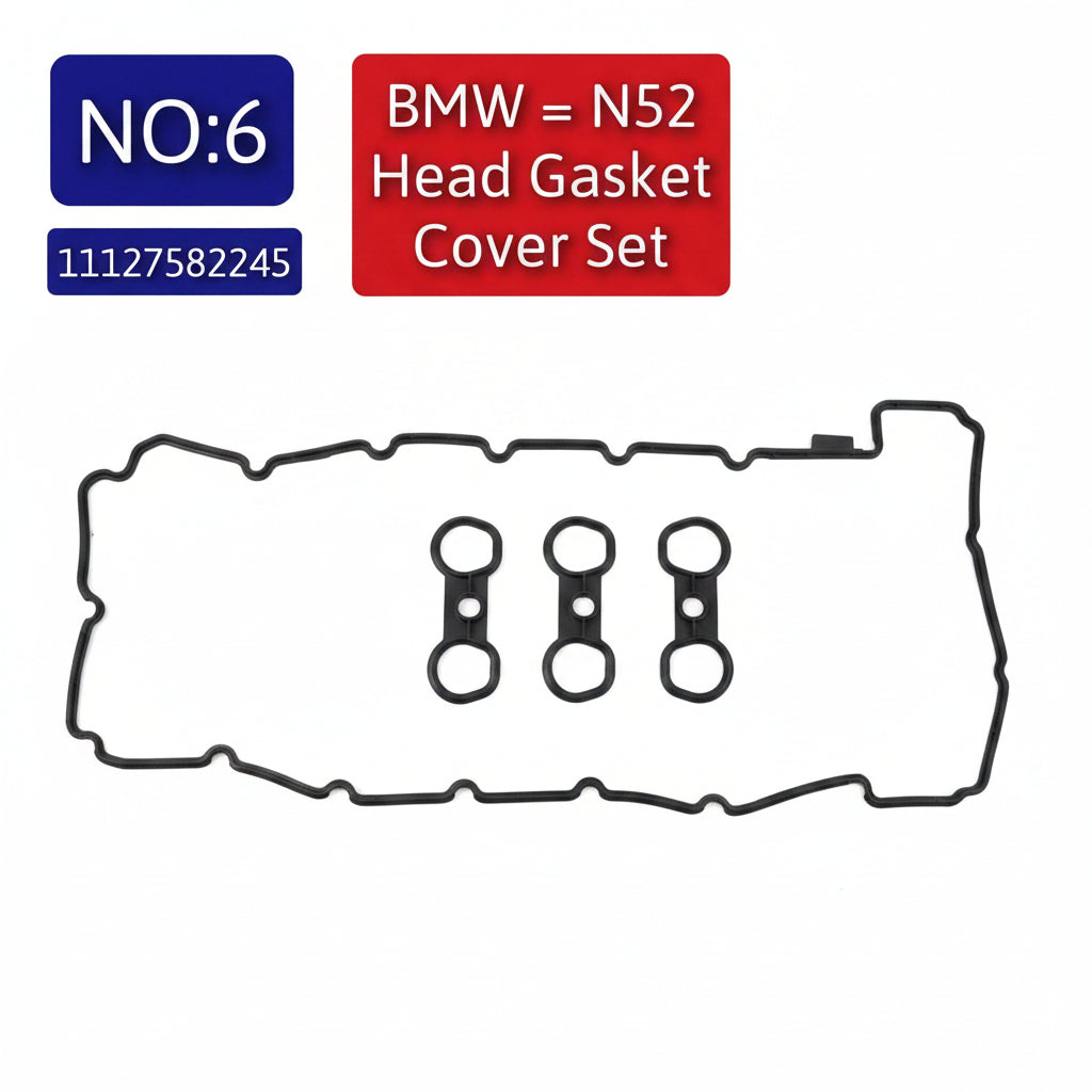 Tappet Cover Packing (Engine Valve Cover Gasket) 11127582245 11127559311 7559311 Compatible With  BMW 3 Series E90 & 5 Series E60 F10 Tag-TC-06/11