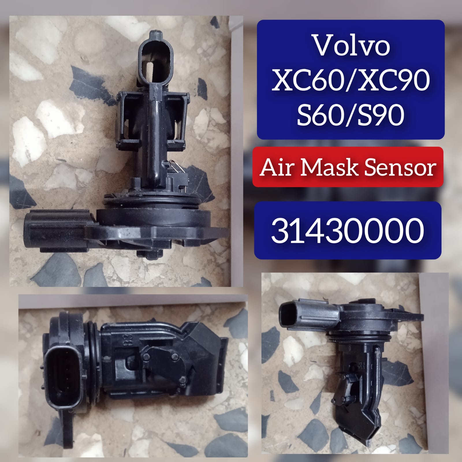 Air Flow Masse Meter Sensor 31430000 Compatible With VOLVO XC90/XC60/S60/S90