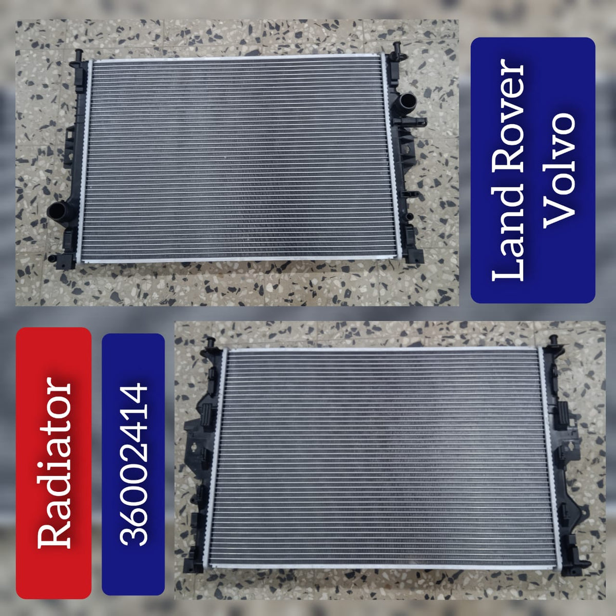 Radiator 36000105 36000106 36002413 36002414 36002451 Compatible with  VOLVO S60 II (134) & S80 II (124) & V40 Hatchback (525) & XC60 I SUV (156)