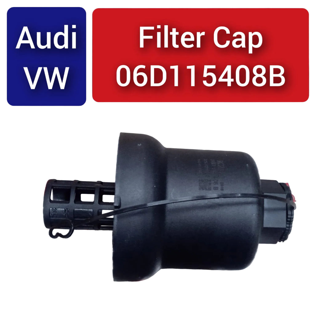 Oil Filter Housing Cap 06D115408A 06D115408B Compatible With AUDI & VW
