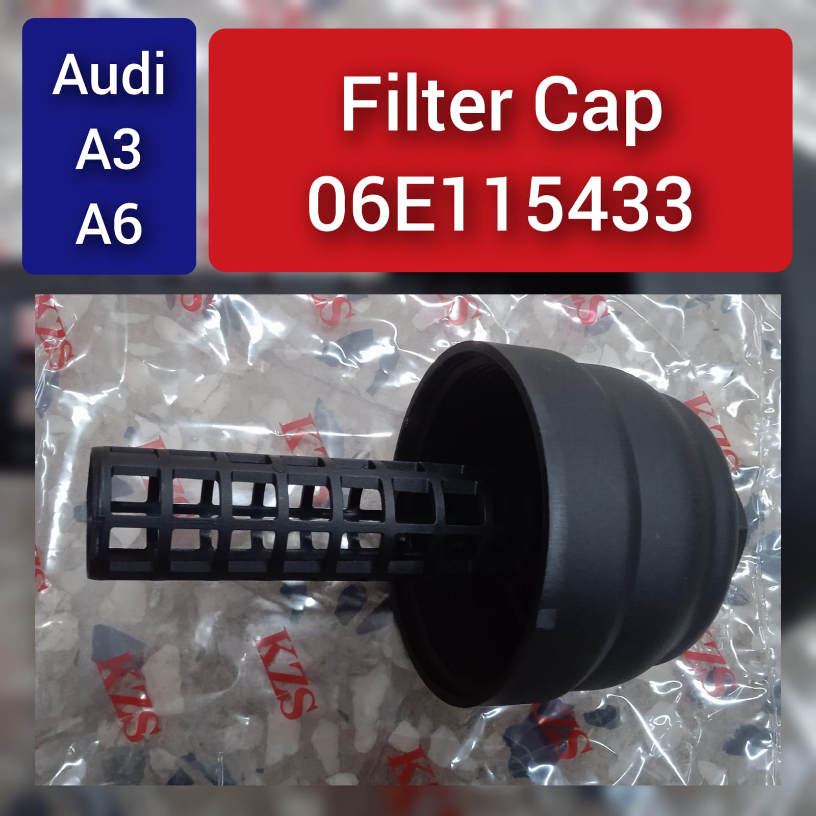 Oil Filter Housing Cap 06E115433 06E115433C Compatible With AUDI A4 B8 (8K2) | A4 / S4 & A5 Sportback (8TA) | A5 / S5 & A6 C6 (4F2) | A6 / S6 & Q7 (4LB)