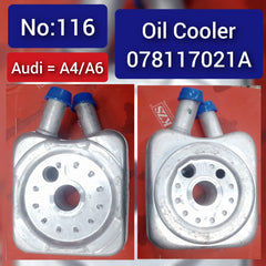 Oil Cooler 078117021A Compatible With SKODA OCTAVIA I (1U2) & VW NEW BEETLE (9C1, 1C1) Tag-O-116