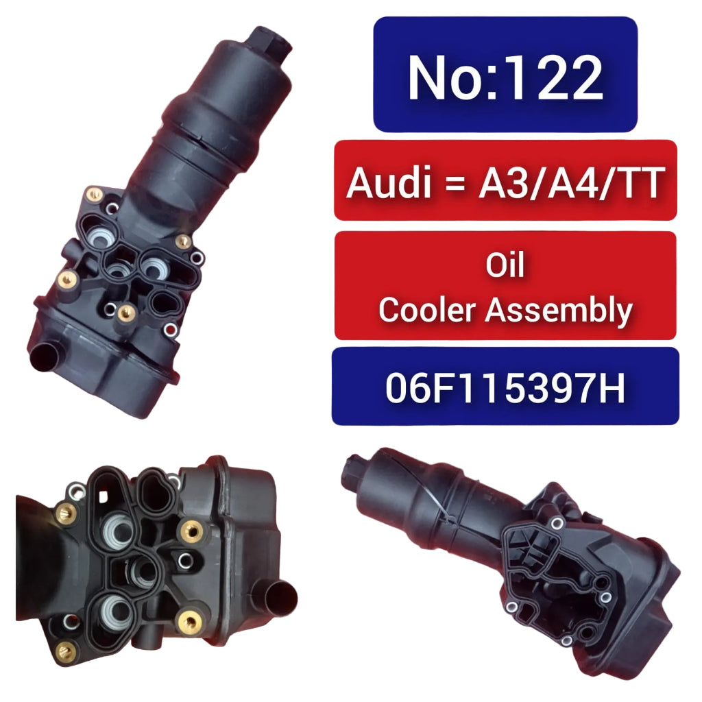 Oil Cooler Assembly 06D117021C 06F115397E 06F115397F 06F115397H 06F115397J Compatible With  Audi A3 A4 TT Tag-O-122