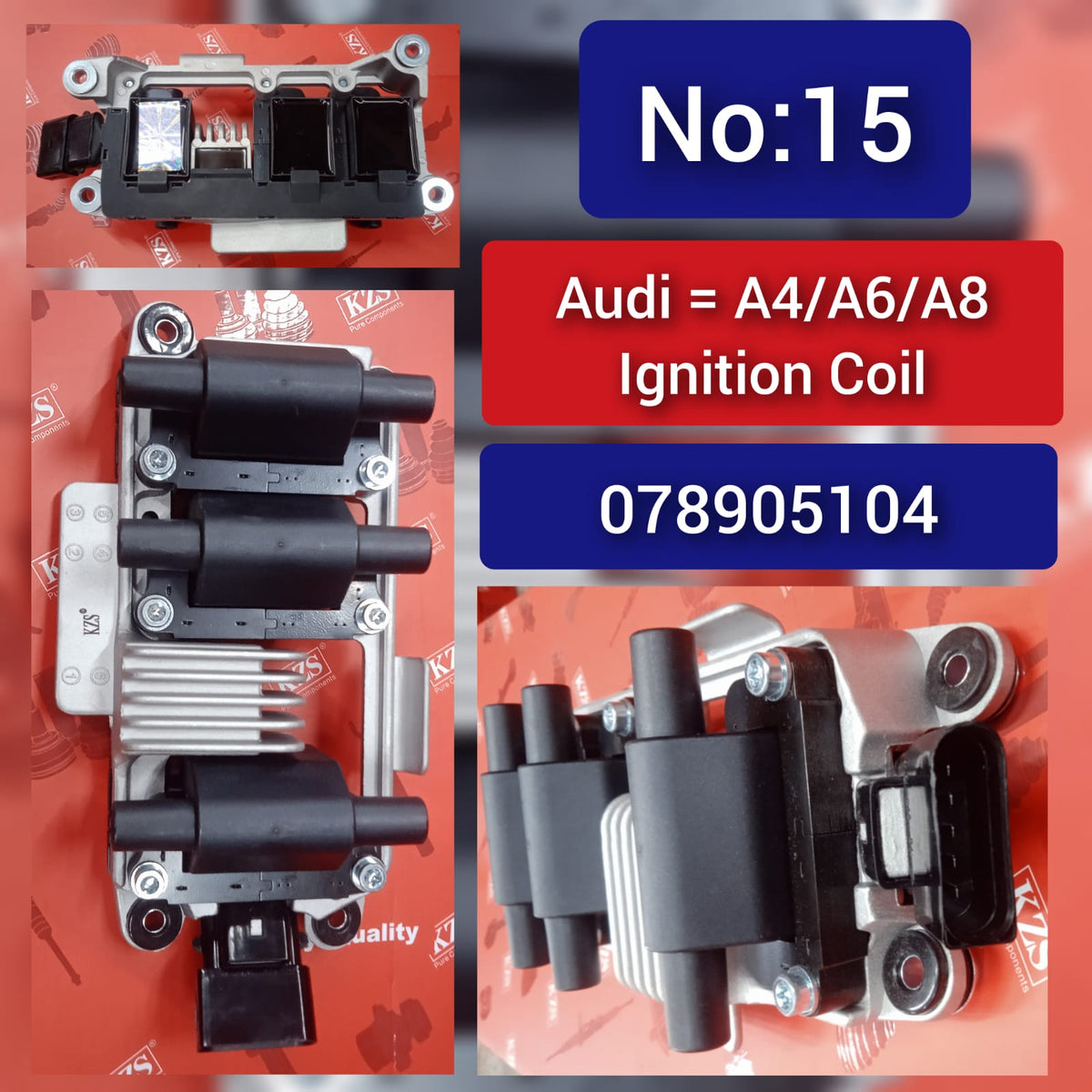 Ignition Coil 078905110H Compatible With AUDI A4 A6 A8