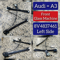 Front Glass Machine Left Side 8V4837461 Compatible With AUDI & A3 Limousine (8VS, 8VM) | A3 / S3