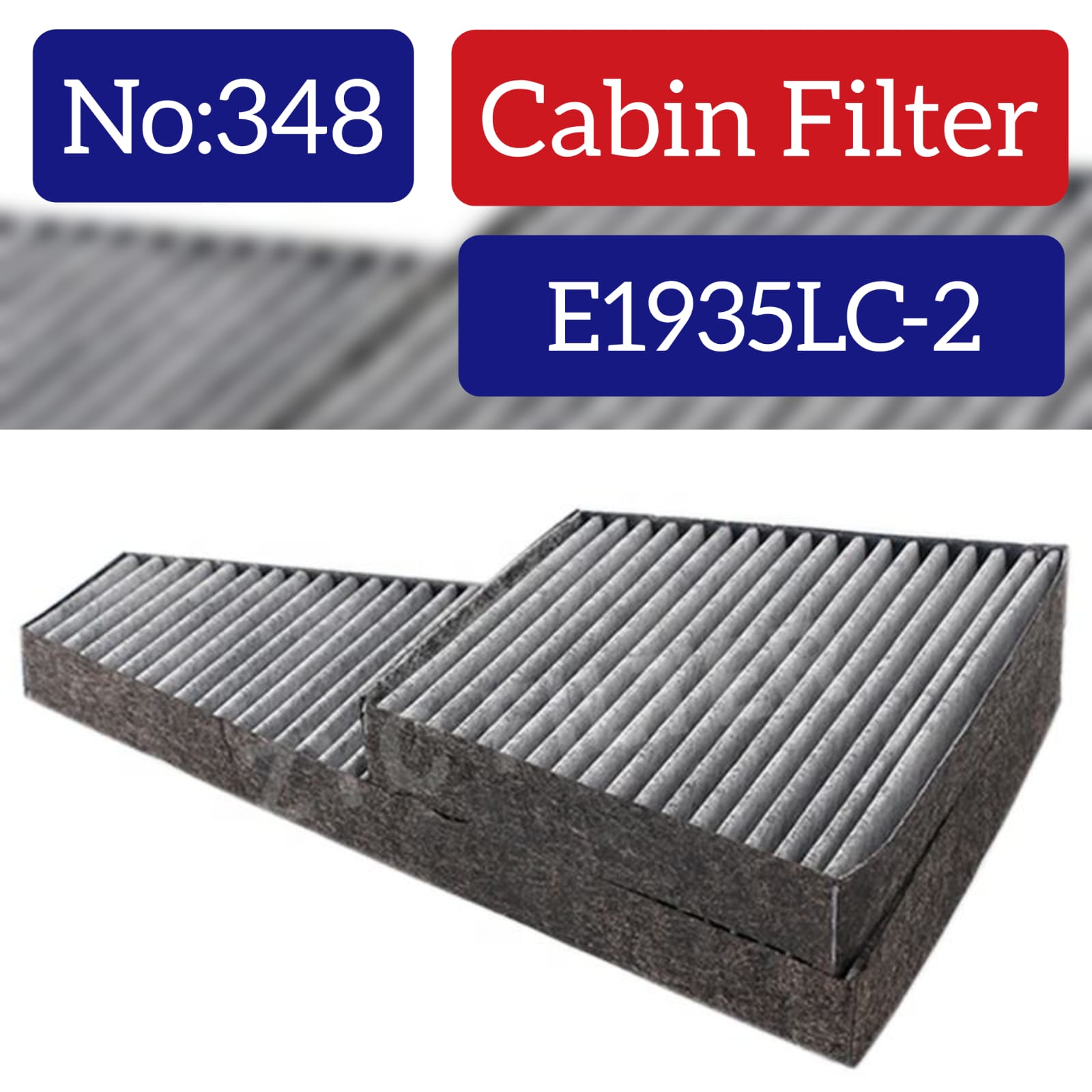 Cabin Filter 3D0898644 & LAK 225/S & E1935LC-2 Compatible With VW PHAETON (3D1, 3D2, 3D3, 3D4, 3D6, 3D7, 3D8, 3D9) Tag.348
