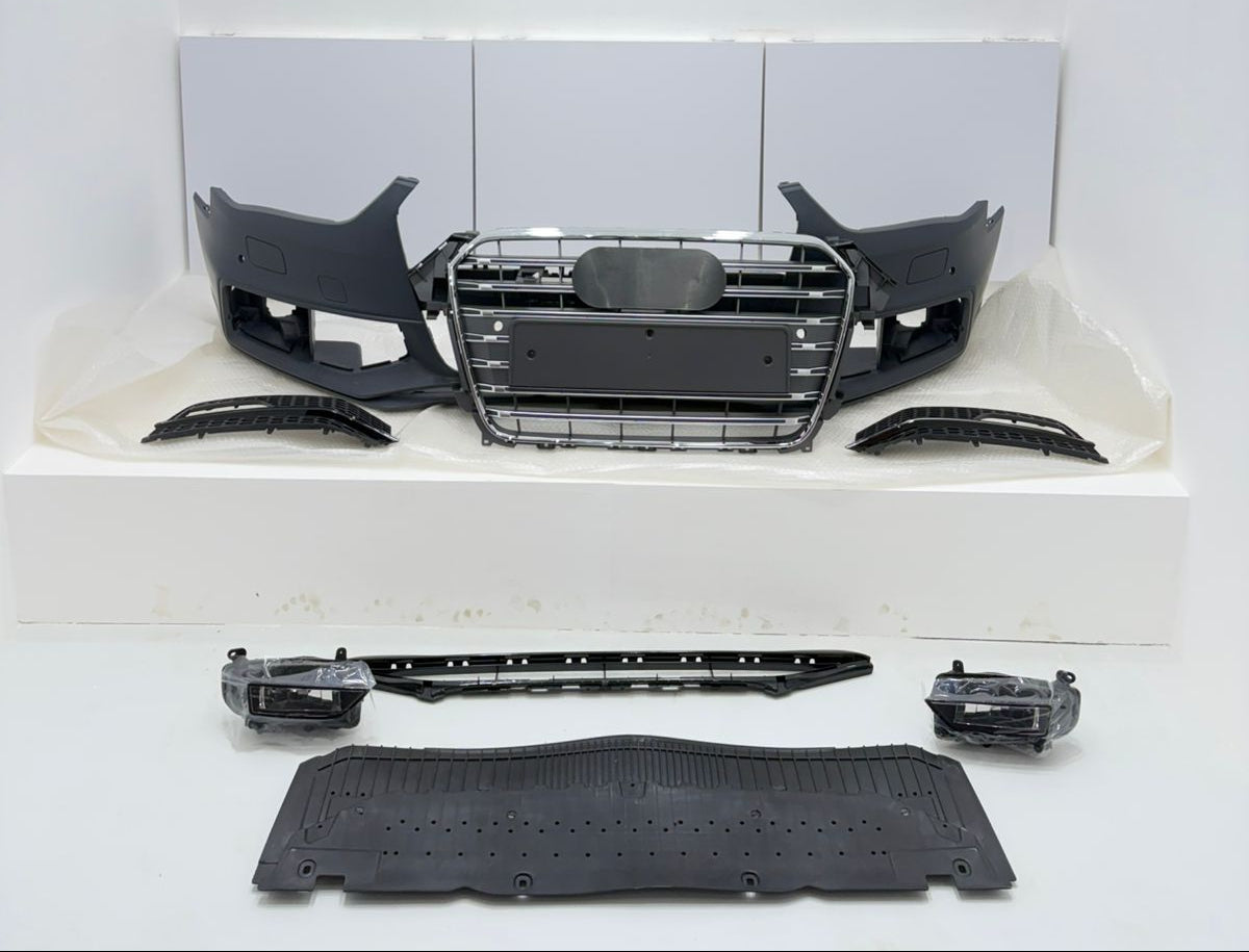 Front Bumper Kit Compatible With Audi A4 To A4 S Line  {2013-2016} FBK.2