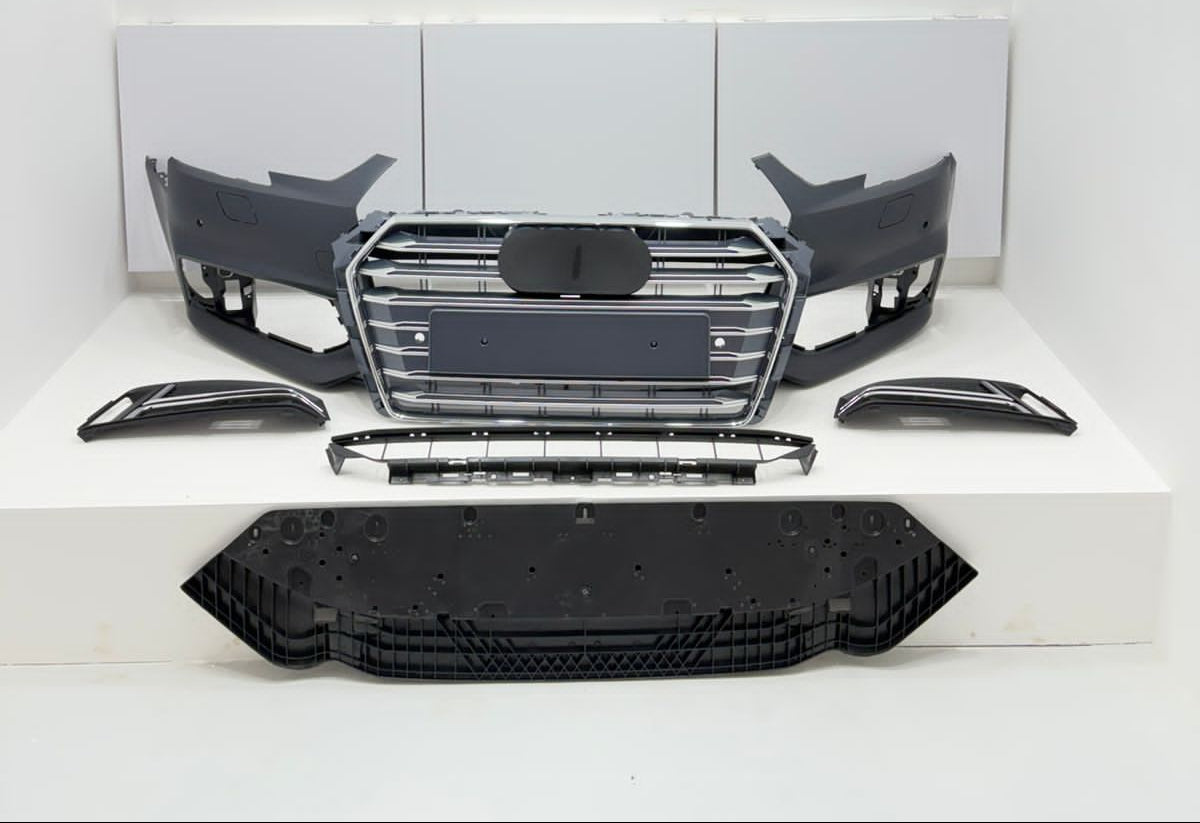 Front Bumper Kit Compatible With Audi A4 To S4 {2017-2019} FBK.4