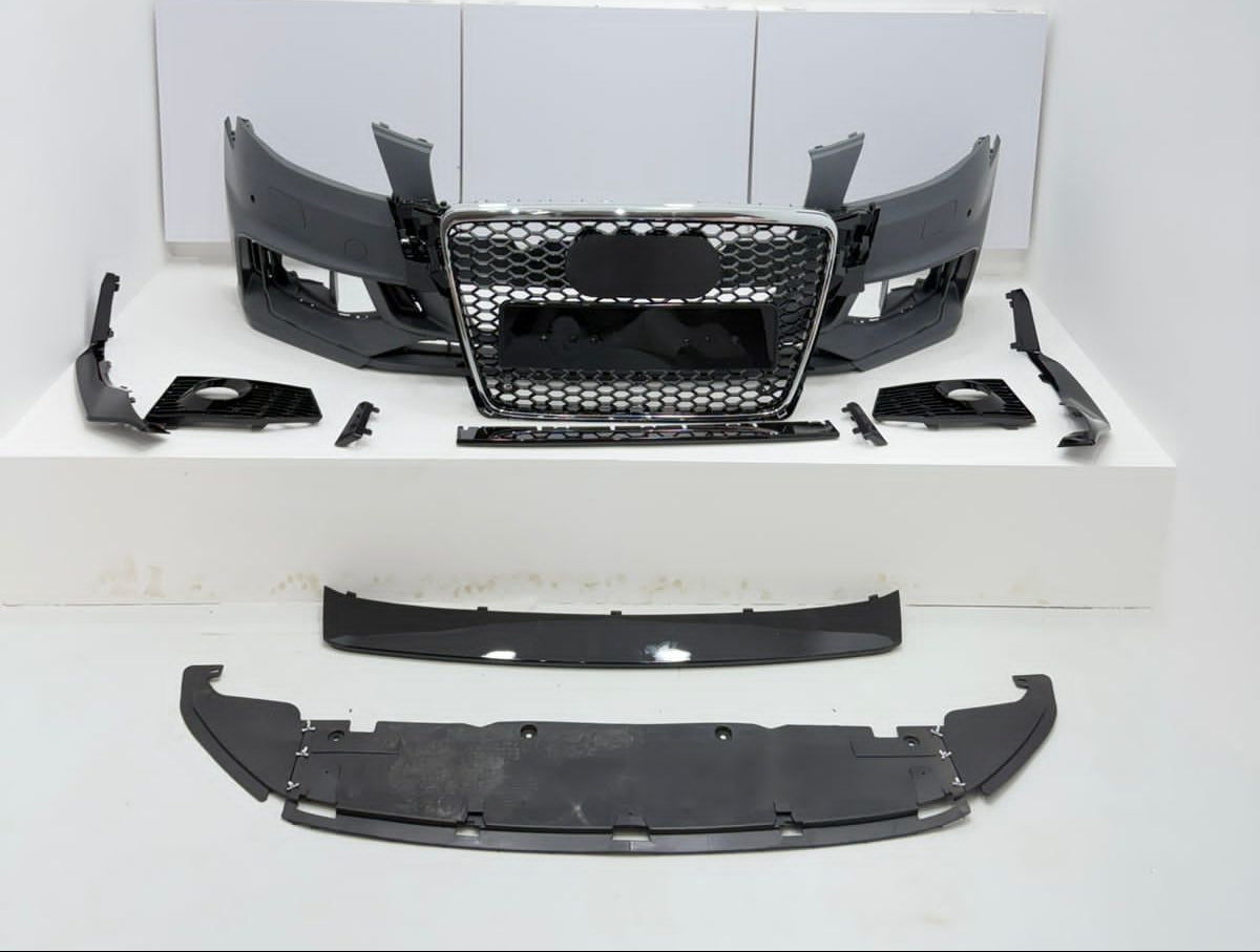 Front Bumper Kit Compatible With Audi A4 B8 To RS4  {2008-2012} FBK.8