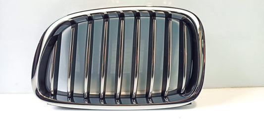 Front Bumper Kidney Grille Full Chrome Set Left 51137336485 & Right 51137336486 Compatible With BMW 5 Series F07 Tag No.116