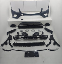 Front Bumper Kit Compatible With Mercedes Benz W253 GLC Upgrade To Mercedes Benz AMG (2016-2019) Tag No.FBK.204 (Shipping Cost Not Included In Price)