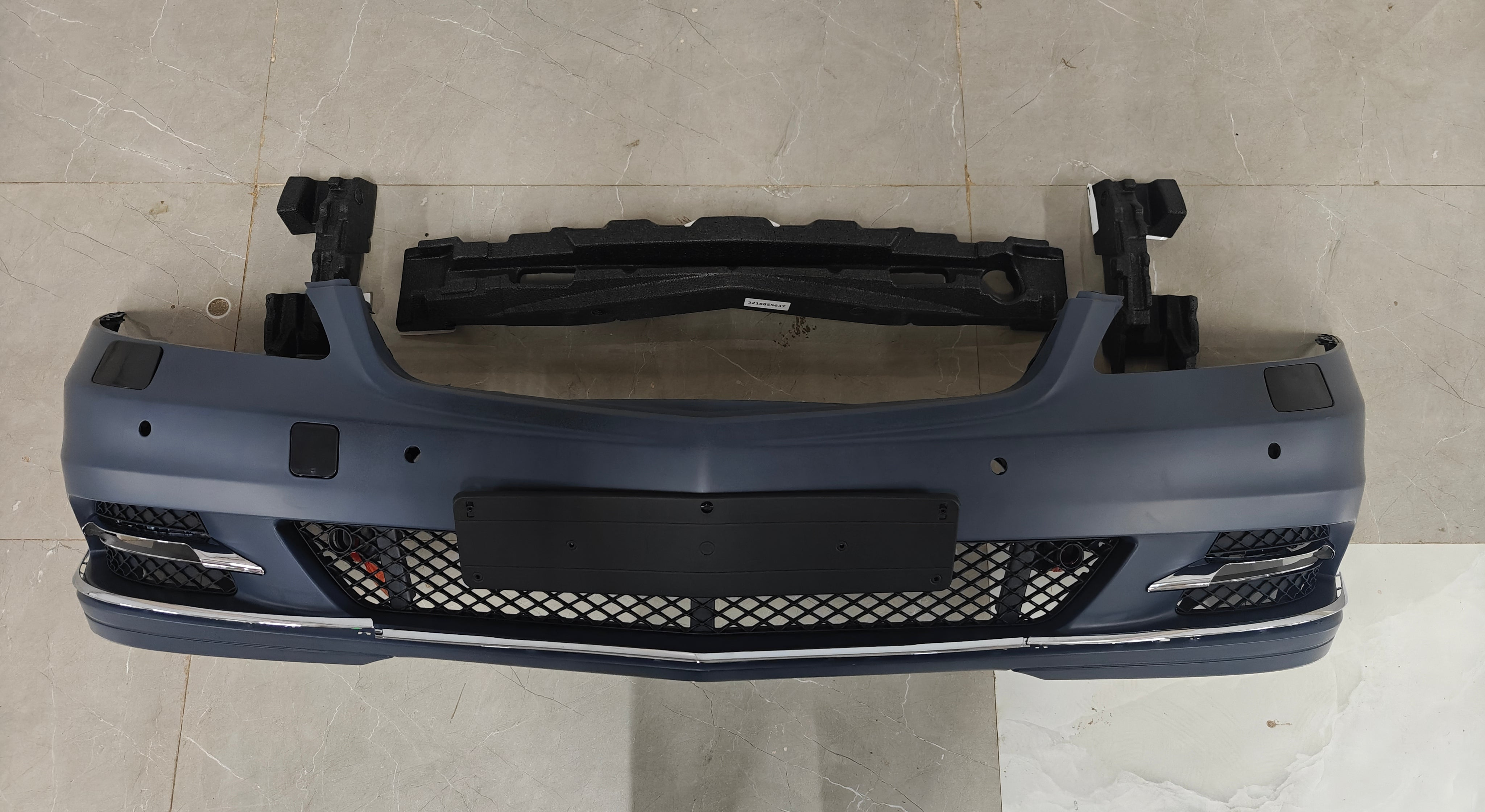 Front Bumper Kit 2218805940 Compatible With Mercedes Benz S-Class W221 (2010-13) FBK207