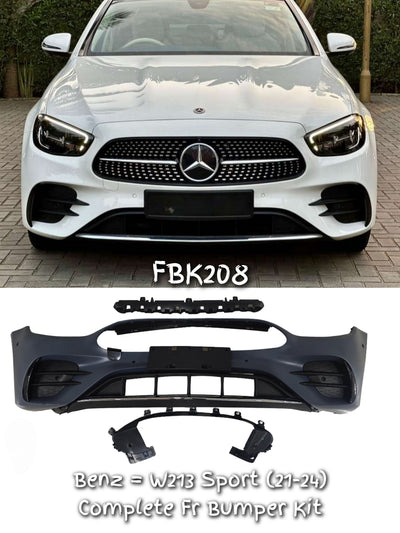 Front Bumper Kit 2138859606 Compatible With Mercedes Benz E-Class W212 (2021-23) FBK208