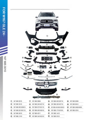 Front Bumper Kit 1678850010 Compatible With Mercedes Benz GLE Class W167 (2020-25) FBK212