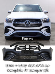 Front Bumper Kit 1678850010 Compatible With Mercedes Benz GLE Class W167 (2020-25) FBK212