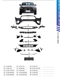 Front Bumper Kit 2138859606 Compatible With Mercedes Benz E-Class W212 (2021-23) FBK208