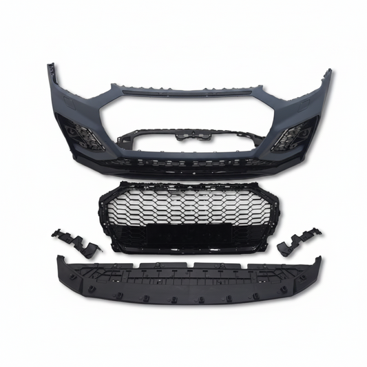 Front Bumper Bumper Kit FBK15 Compatible With Audi Q5 (2021-24) Upgrade Into RSQ5