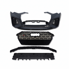 Front Bumper Bumper Kit FBK17 Compatible With Audi Q3 (2019-24) Upgrade Into RSQ3