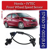 Front Right ABS Wheel Speed Sensor 57450TF003 Compatible With HONDA T5/IVTEC
