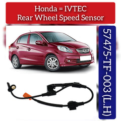 Rear Left ABS Wheel Speed Sensor 57475TF003 Compatible With HONDA T5/IVTEC
