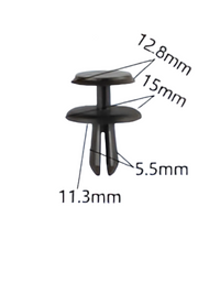 Engine Sheild Clips (Set of 10) Code:1932 Compatible With Mercedce Benz