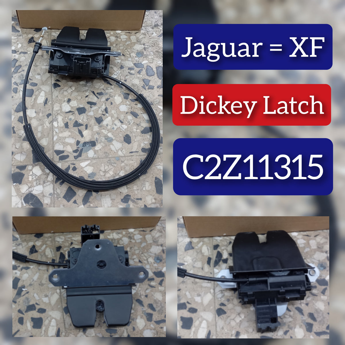 Front Door Latch Left & Right C2Z11315 Compatible With Jaguar & For XF & For XJL (2009- 15)