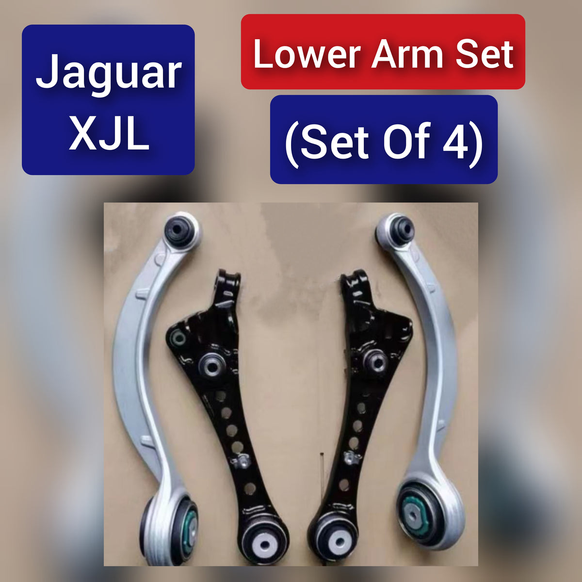 Front Lower Control Arm (Set Of 4) C2D35201 C2D35200 C2D49933 Compatible with JAGUAR XJ (X351)