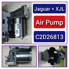 Air Suspension Compressor Pump C2D26813 C2D31933 C2D34552 C2D42519 Compatible With JAGUAR XJ X351