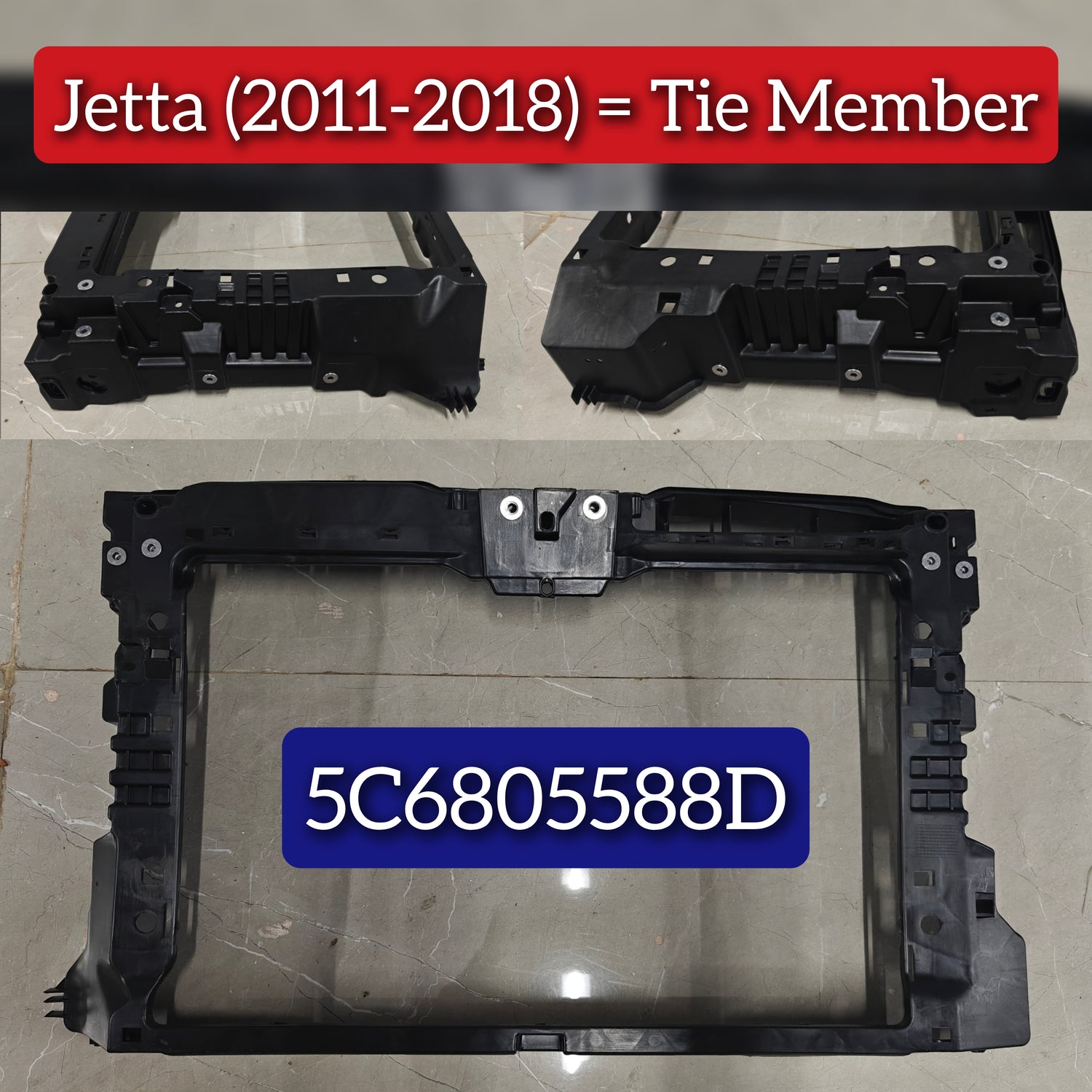 Tie Member 5C6805588D Compatible With Volkswagen JETTA (2012-2014)