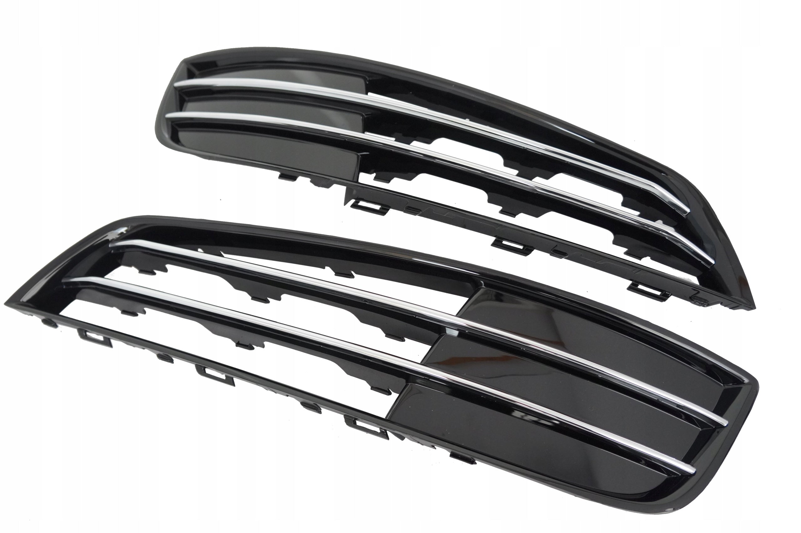 Front Fog Lamp Cover Without Hole Left 4H0807679K Right 4H0807680M Compatible With AUDI A8 D4 (4H2 4HL) | A8 / S8 | A8L