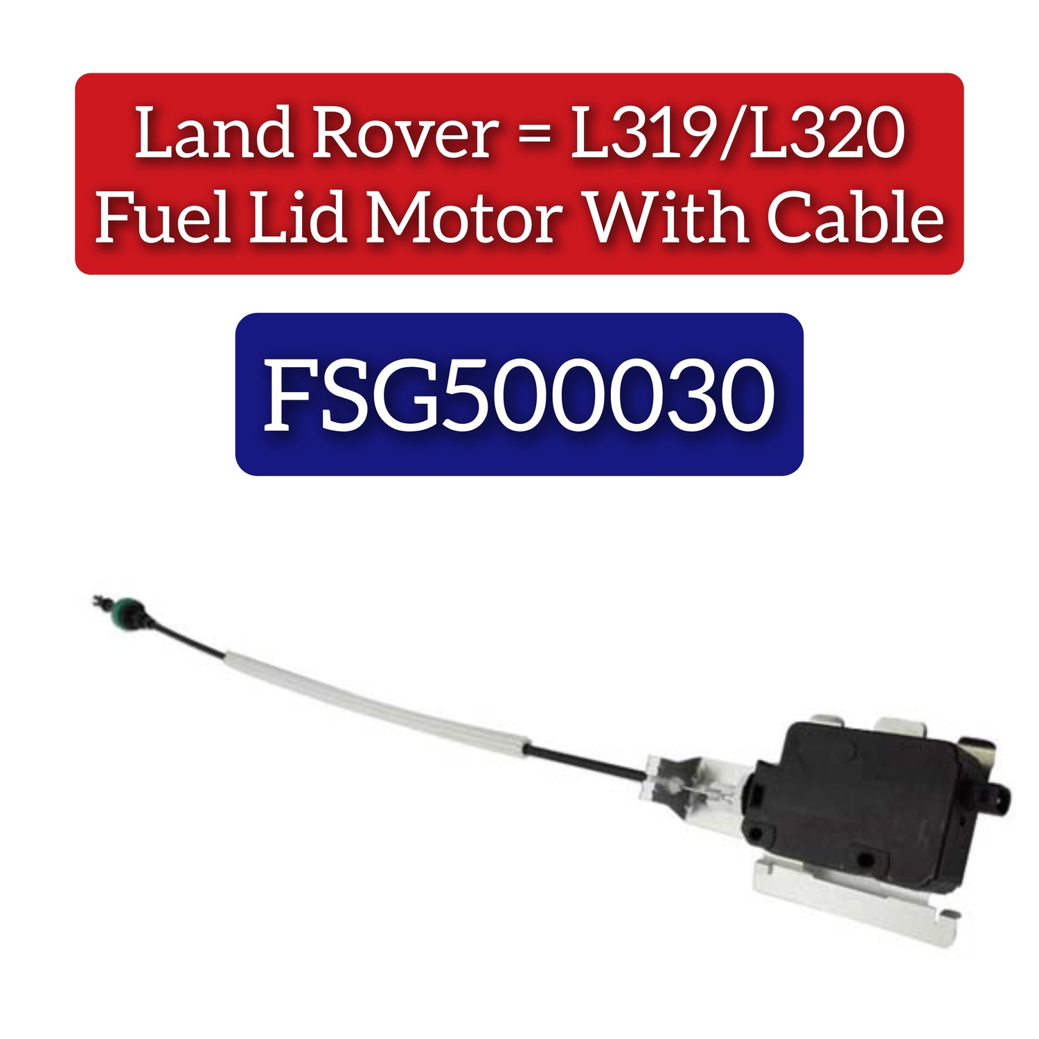 Fuel Tank Flap Locking Actuator FSG500030 Compatible With LAND ROVER DISCOVERY IV (L319) | LR4 (2005-09)