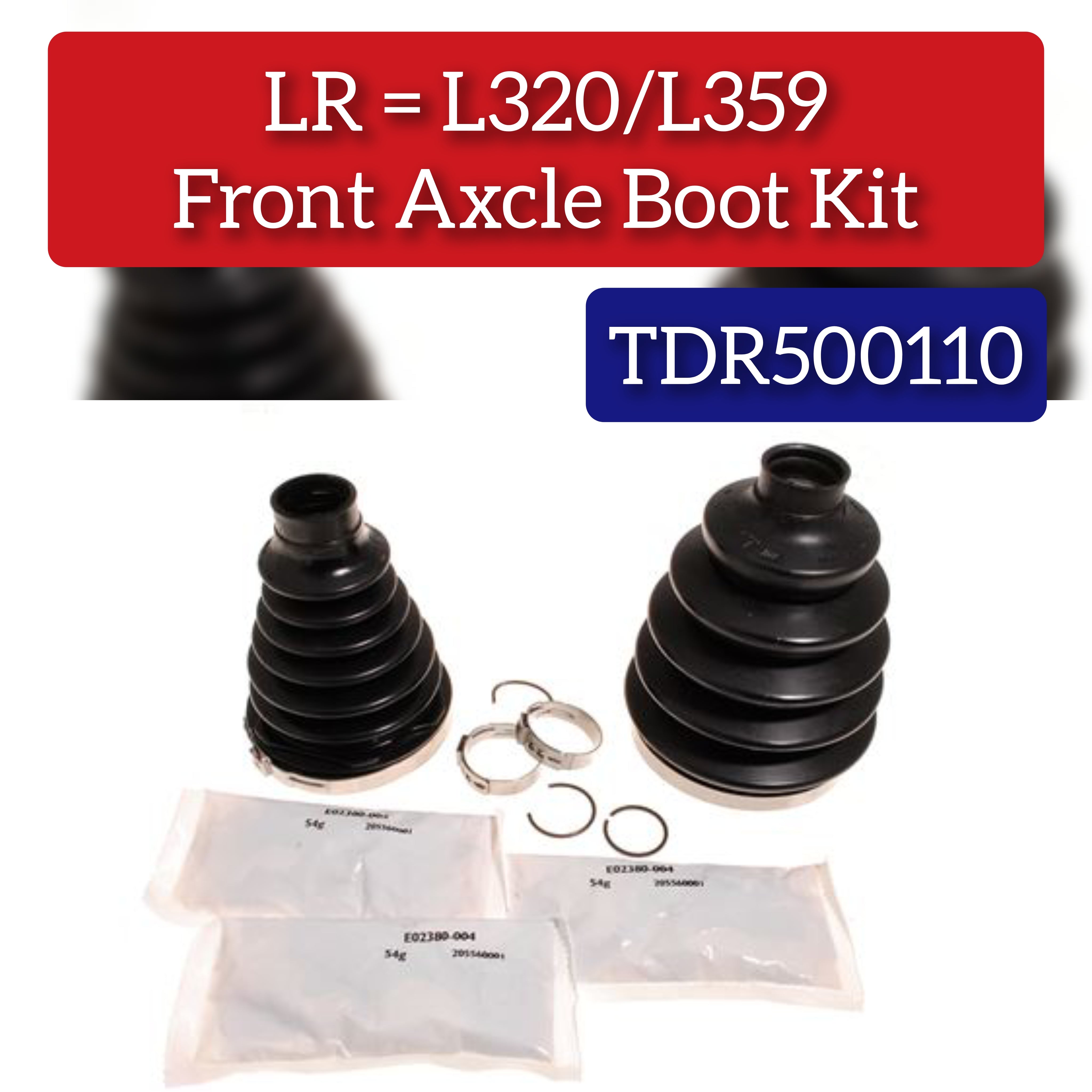Front Drive Shaft CV Joint Dust Cover TDR500110 Compatible With LAND ROVER DISCOVERY IV (L319) | LR4 FREELANDER 2 (L359) | LR2 RANGE ROVER SPORT I (L320) RANGE ROVER SPORT II (L494)