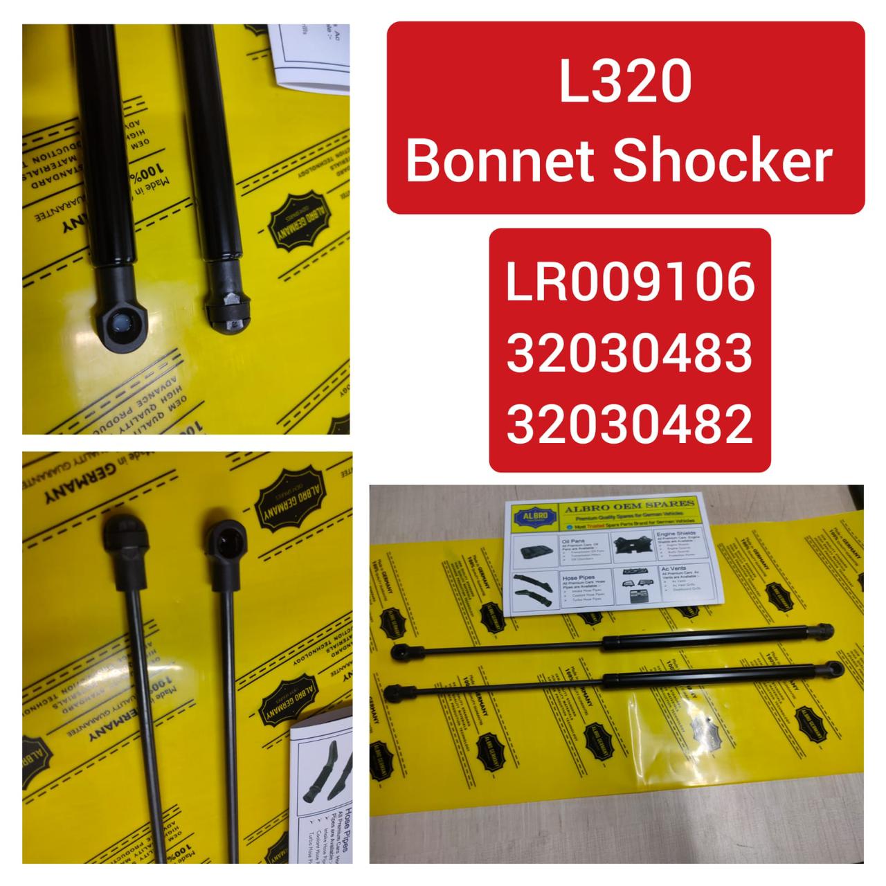 Front Bonnet Hood Strut 32030482 32030483 LR009106 Compatible With LAND ROVER RANGE ROVER SPORT I (L320)