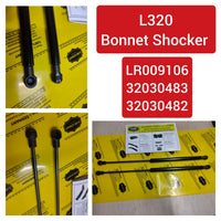 Front Bonnet Hood Strut Set LR009106 Compatible With LAND ROVER DISCOVERY IV (L319) | LR4 & RANGE ROVER SPORT I (L320)