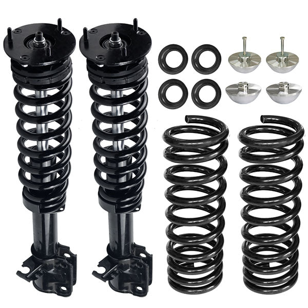 Front & Rear Air To Manual Suspension Conversion Kit (Set Of 16) RNB000750 RNB000740 Compatible With Land Rover L322 (2003-2012)