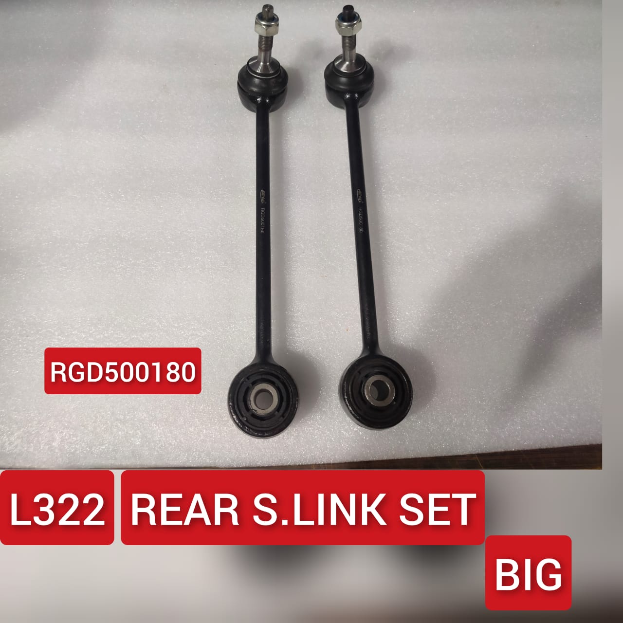 Rear Axle Sway Bar End Stabilizer Link (Big) Right & Left RGD500180 Set Compatible With LAND ROVER RANGE ROVER III (L322)