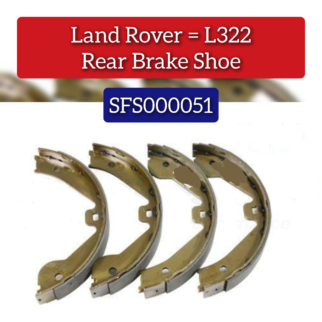 Rear Parking Brake Shoe Set SFS000051  SFS000050 Compatible With AUDI Q7 (4LB) LAND ROVER RANGE ROVER III (L322)MERCEDES-BENZ GL-CLASS (X164)