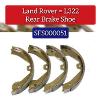 Rear Parking Brake Shoe Set SFS000051  SFS000050 Compatible With AUDI Q7 (4LB) LAND ROVER RANGE ROVER III (L322)MERCEDES-BENZ GL-CLASS (X164)
