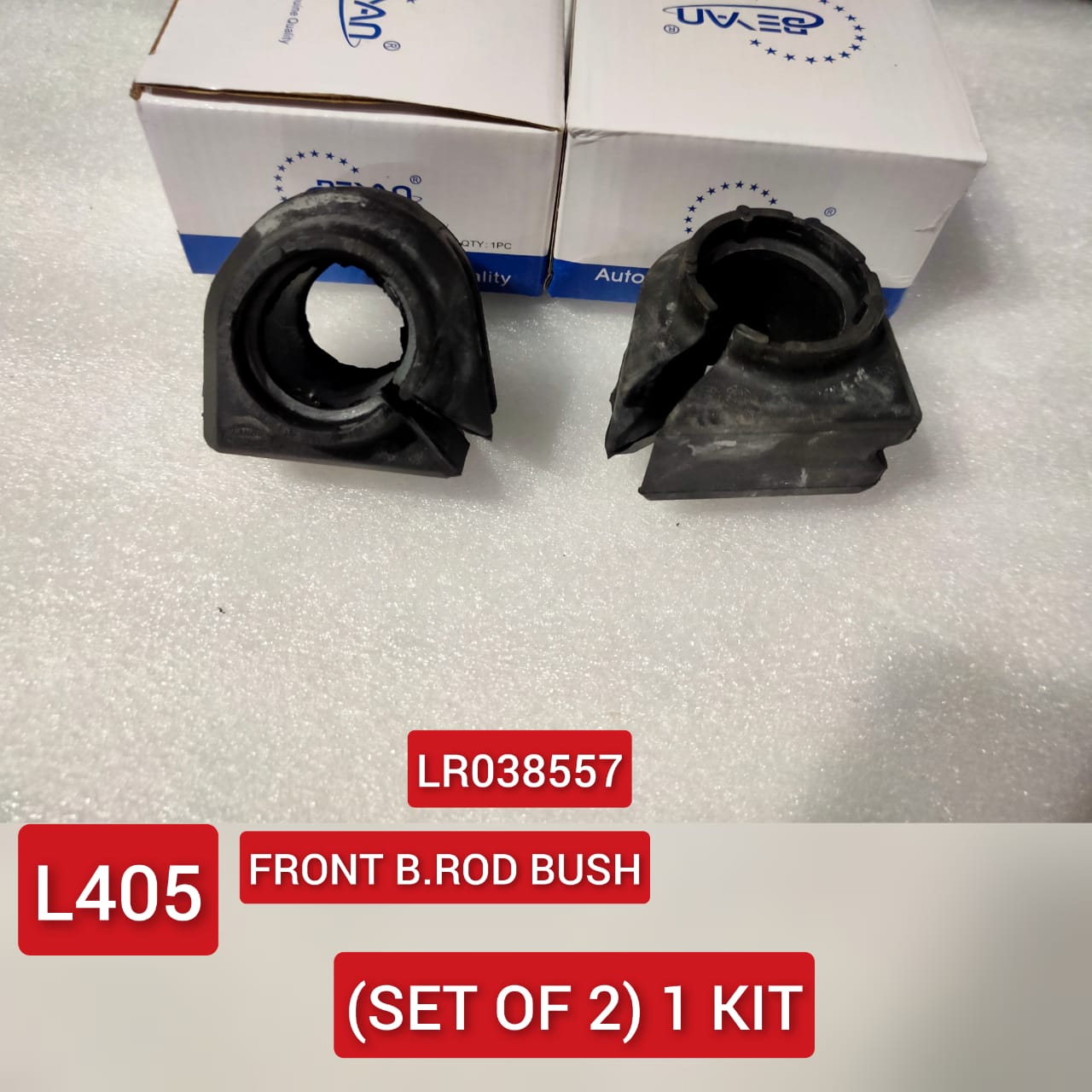 Front Stabilizer Sway Bar Bushing Kit LR038557 Compatible With LAND ROVER DISCOVERY V (L462) & RANGE ROVER IV (L405)