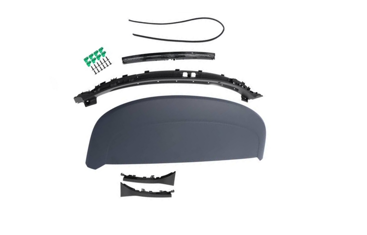 Roof Spoiler With All Accesories (Set Of 7) LR038593 Compatible With Land Rover Range Rover Vogue - L405 (2013-2022)