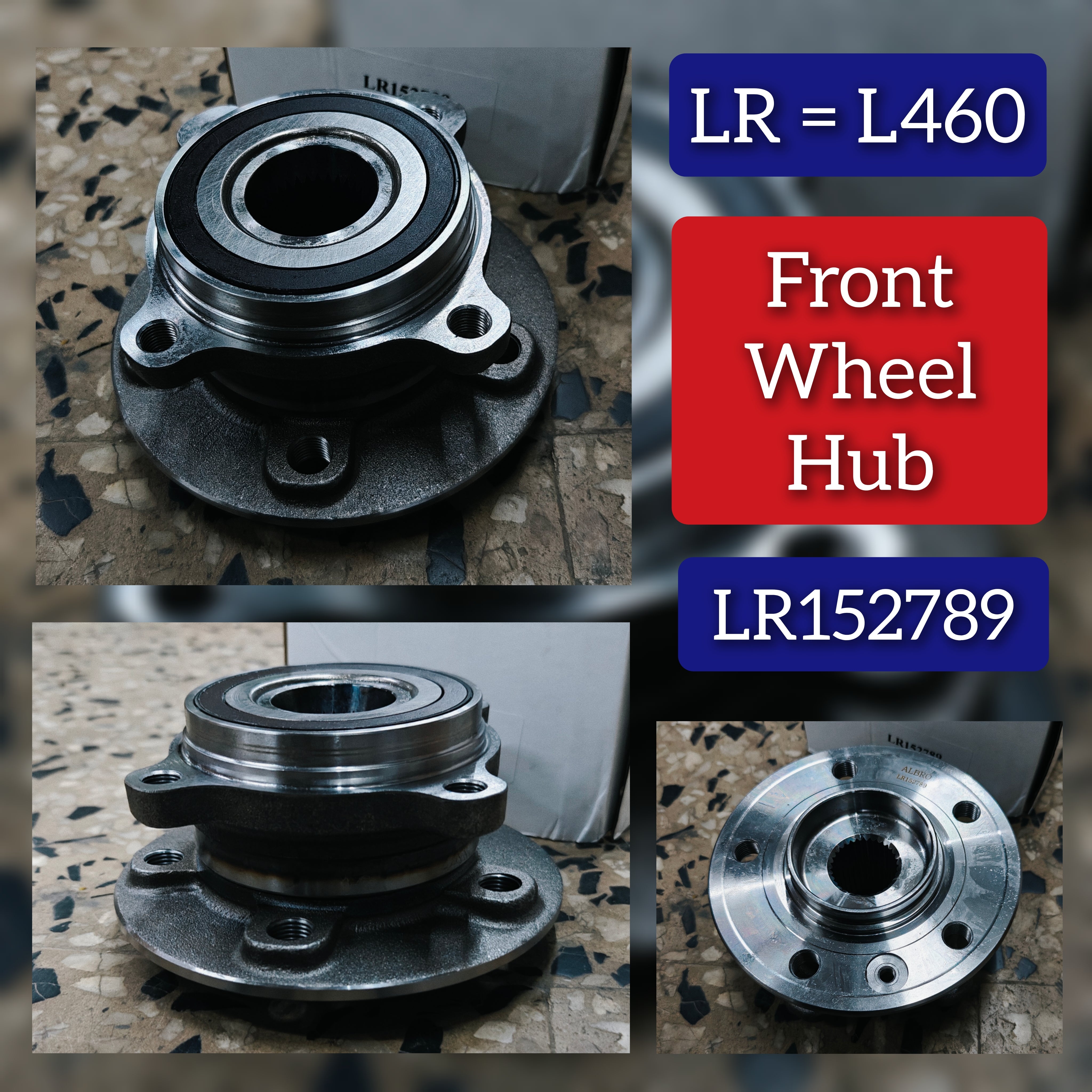 Front Wheel Hub LR152789 Compatible With LAND ROVER RANGE ROVER V (L460)