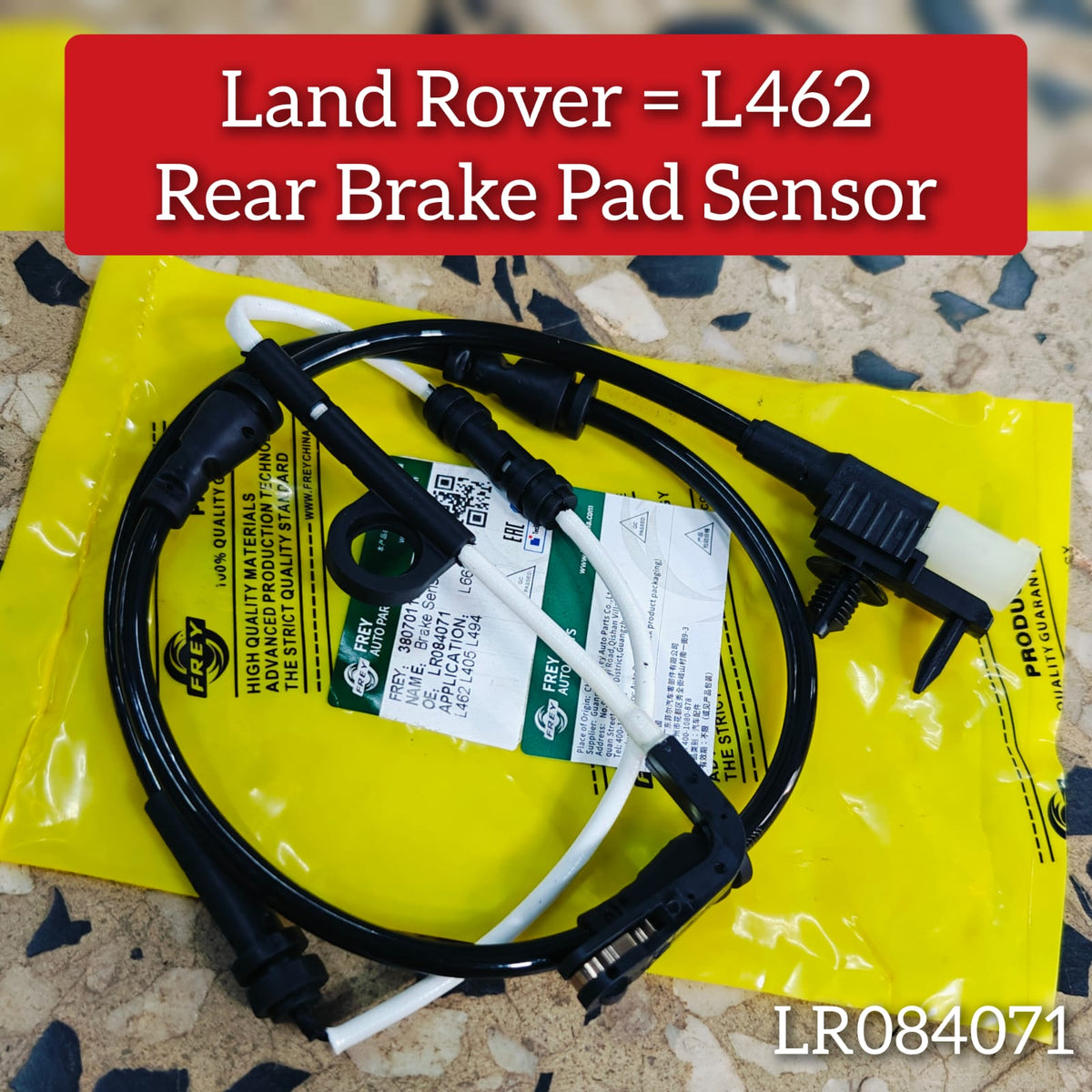 Rear Brake Pad Wear Sensor LR084071 355253361 34111018 620822 Compatible With LAND ROVER L462