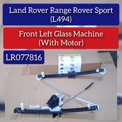 Front Left Power Window Regulator With Motor LR077816 LR057339 LR043935 Compatible with  LAND ROVER RANGE ROVER SPORT II (L494)