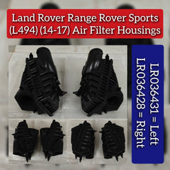 Air Filter Housing Right LR036428 & Left LR036431 Compatible With Land Rover Range Rover Sport - L494 (2014-2017)
